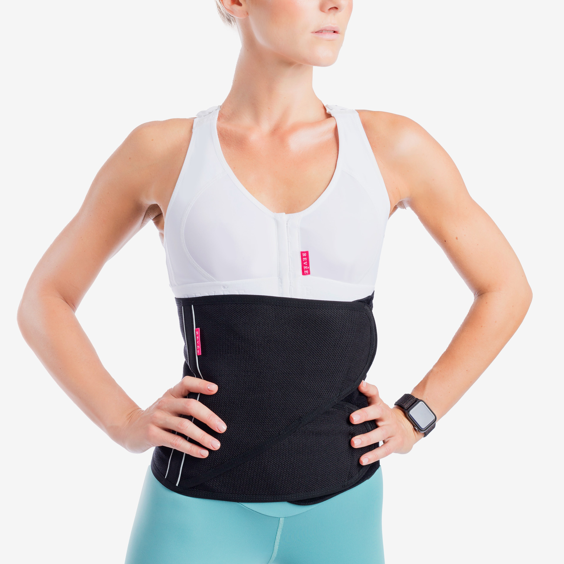 حزام طبي ضاغط ما بعد العملية للبطن (نسائي) - الارتفاع: 26سم