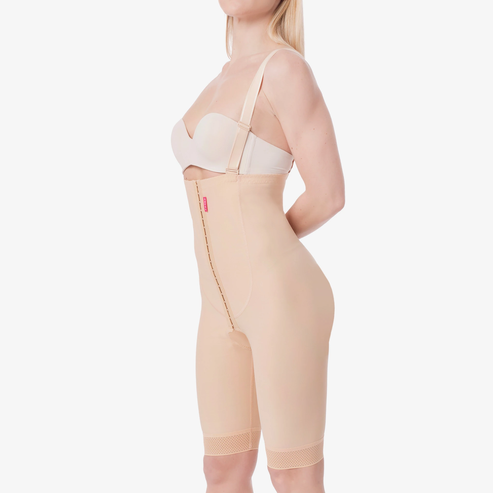 مشد طبي ضاغط ما بعد شفط الدهون من تحت الصدر إلى فوق الركبة