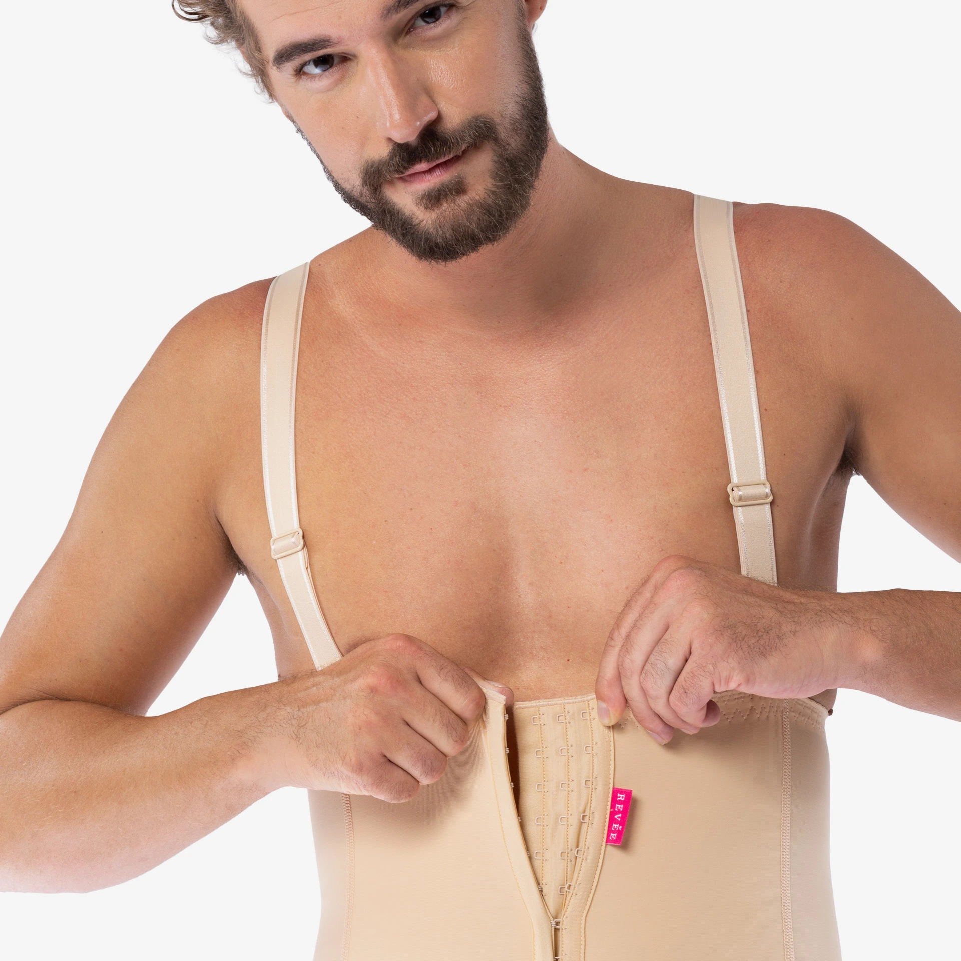 مشد طبي ضاغط ما بعد شفط الدهون من تحت الصدر إلى الركبة