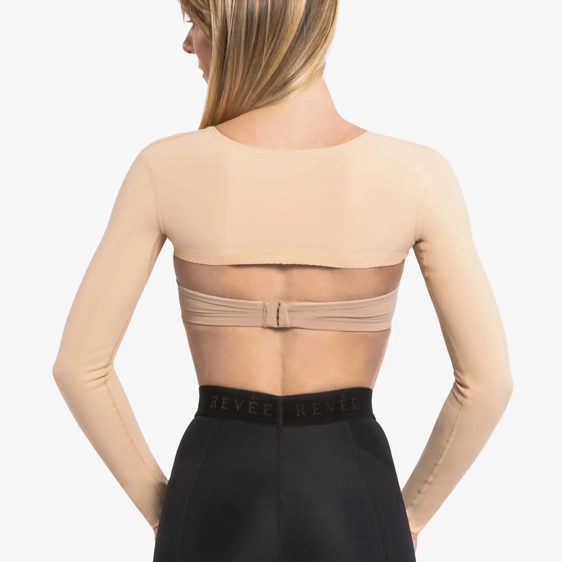 مشد طبي ضاغط لجراحة الذراعين بأكمام طويلة