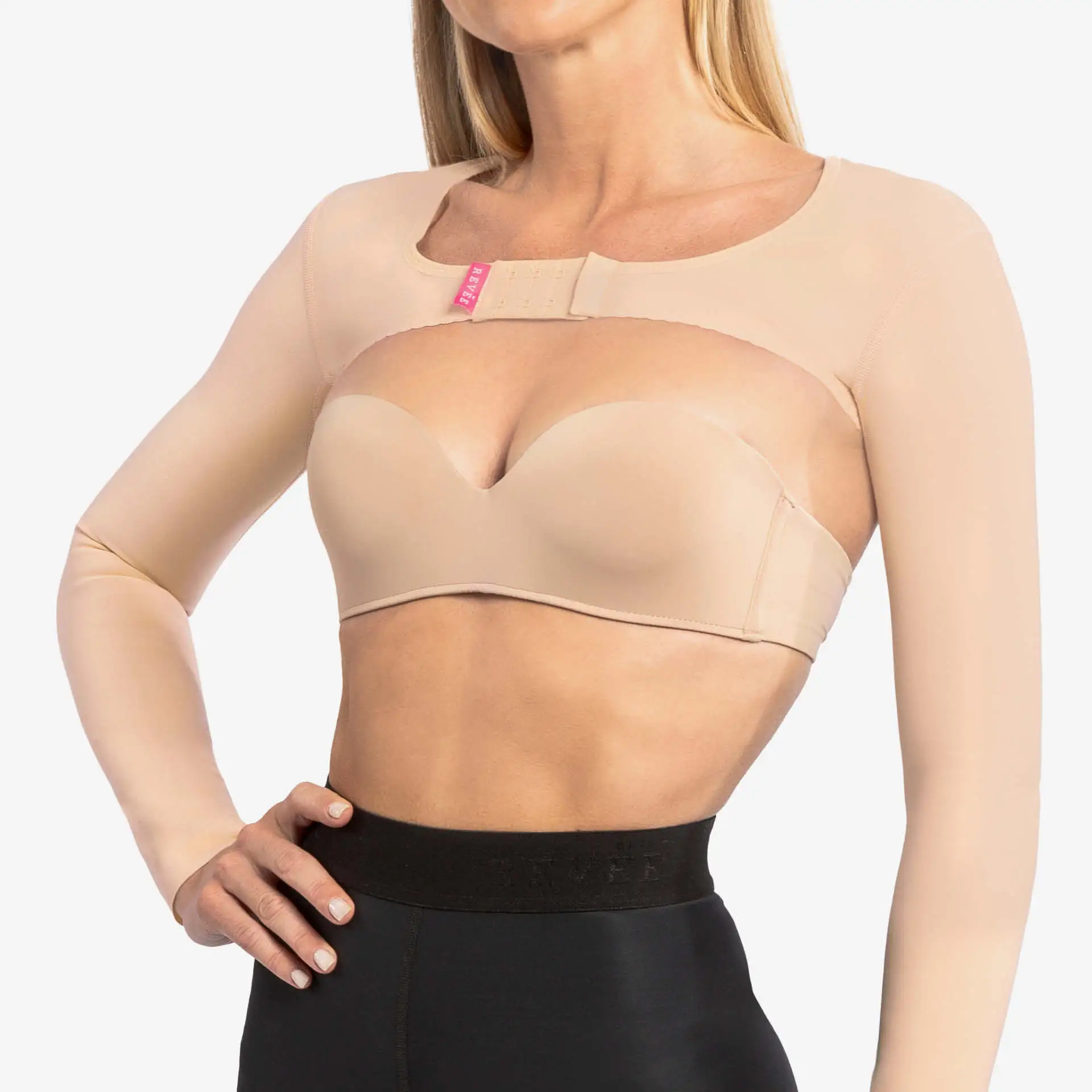 مشد طبي ضاغط لجراحة الذراعين بأكمام طويلة