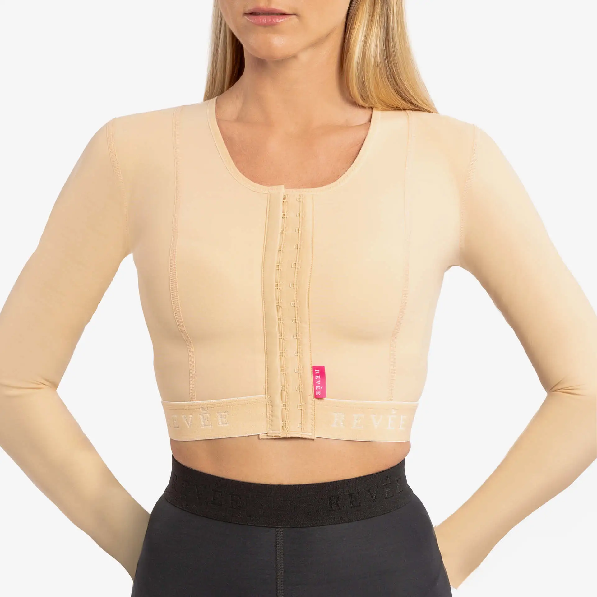 مشد طبي ضاغط للذراعين والصدر بعد الشفط والجراحة