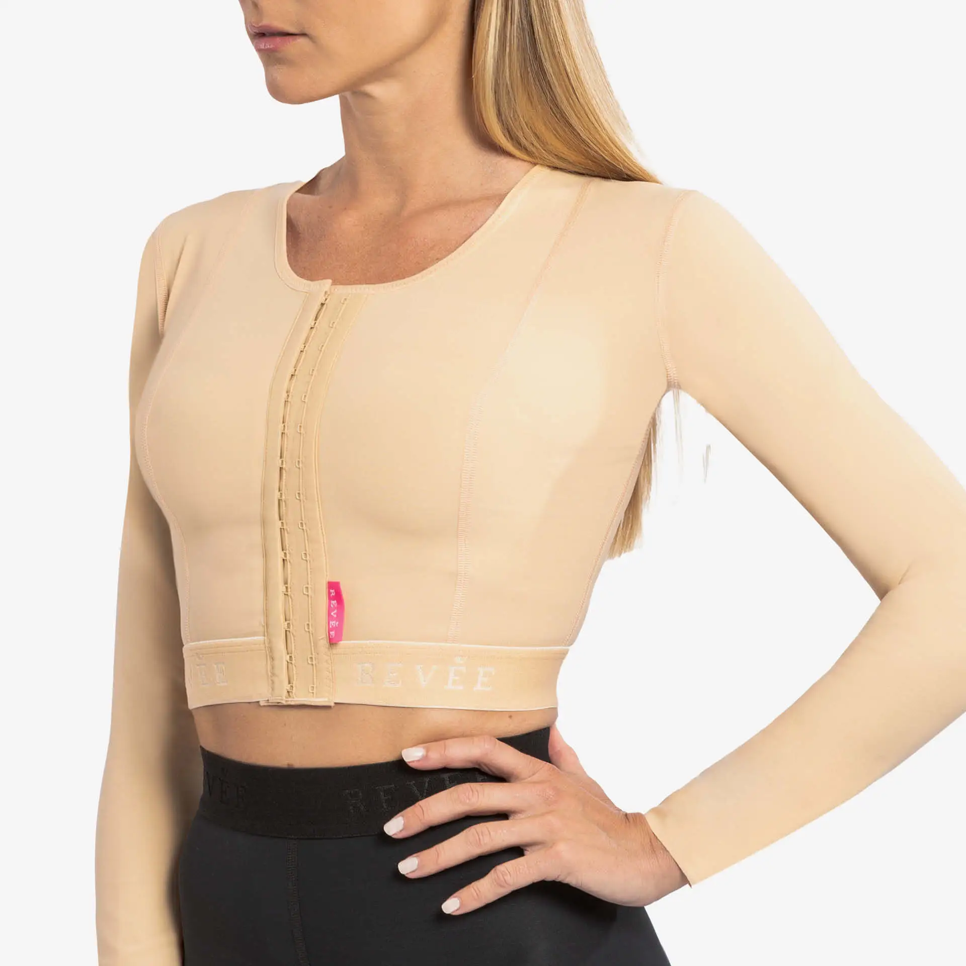 مشد طبي ضاغط للذراعين والصدر بعد الشفط والجراحة