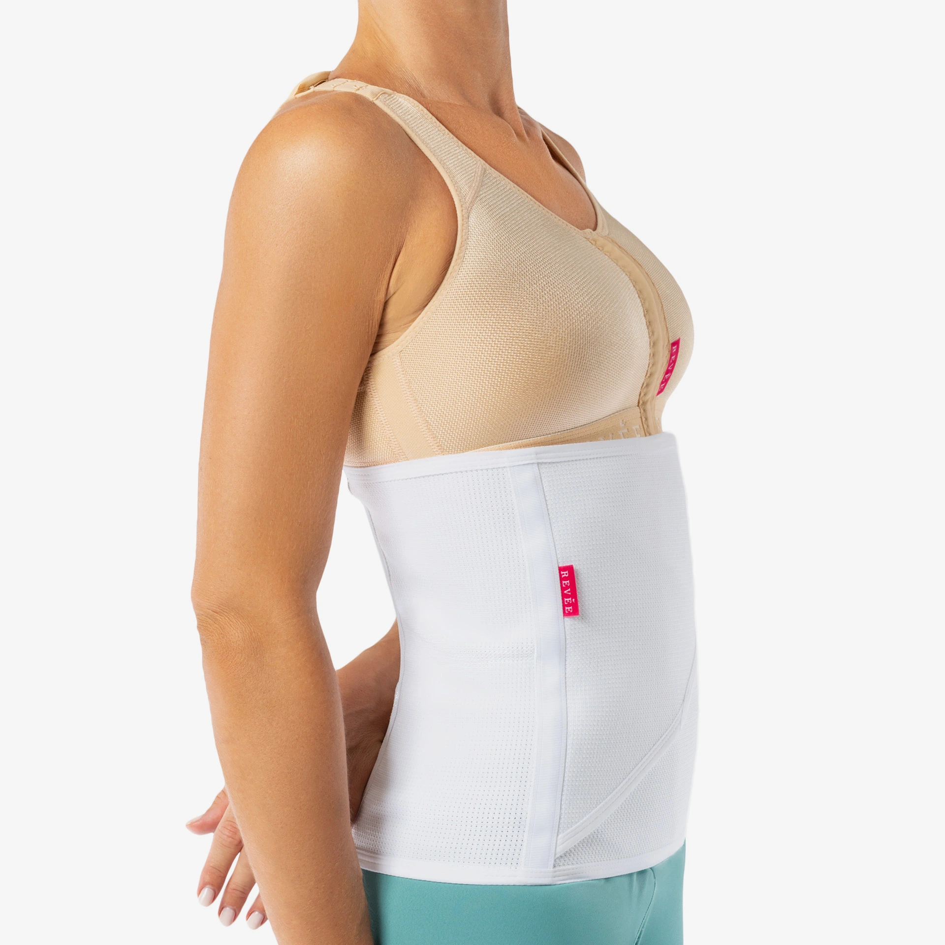 حزام طبي ضاغط ما بعد العملية للبطن (نسائي) - الارتفاع: 26سم