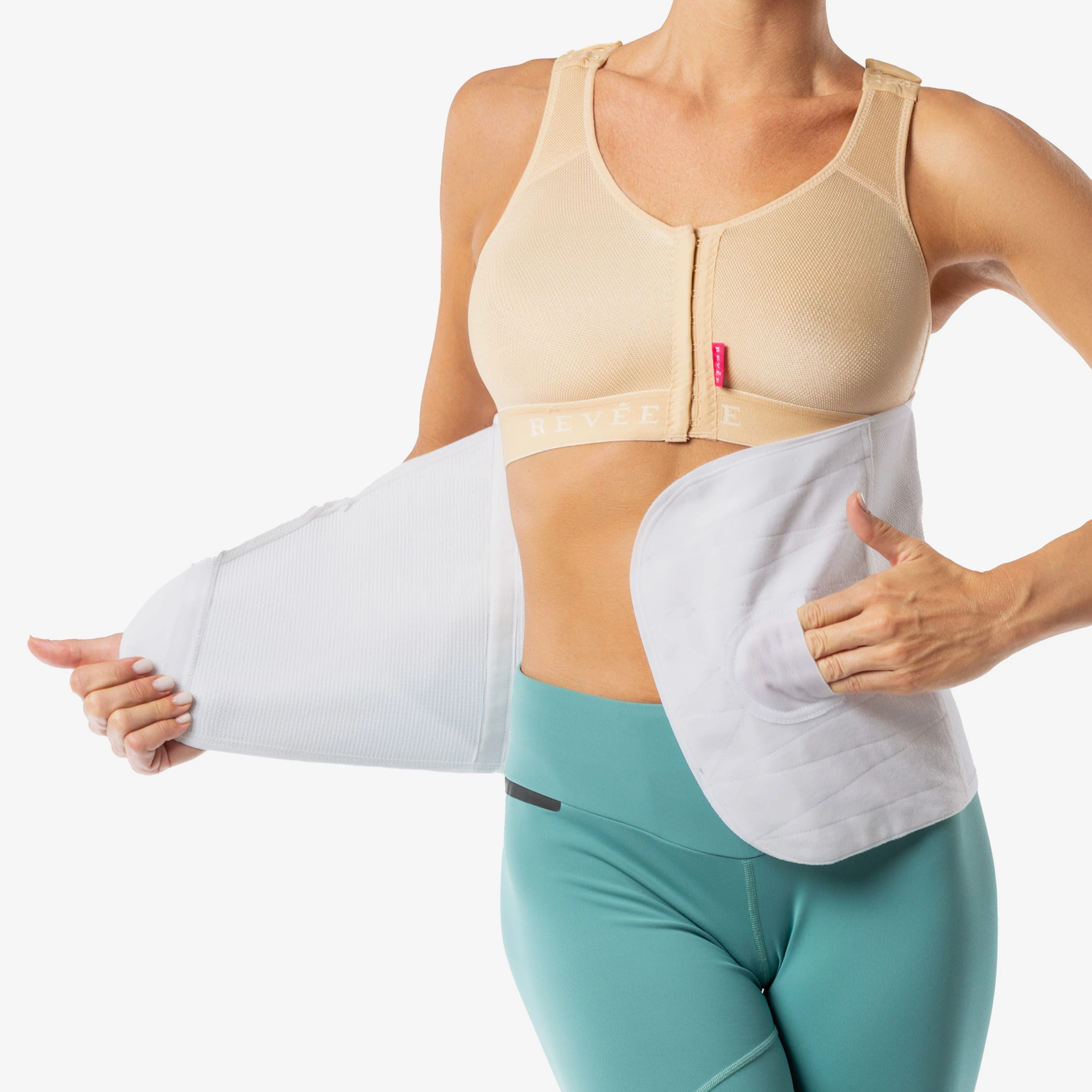 حزام طبي ضاغط ما بعد العملية للبطن (نسائي) - الارتفاع: 26سم