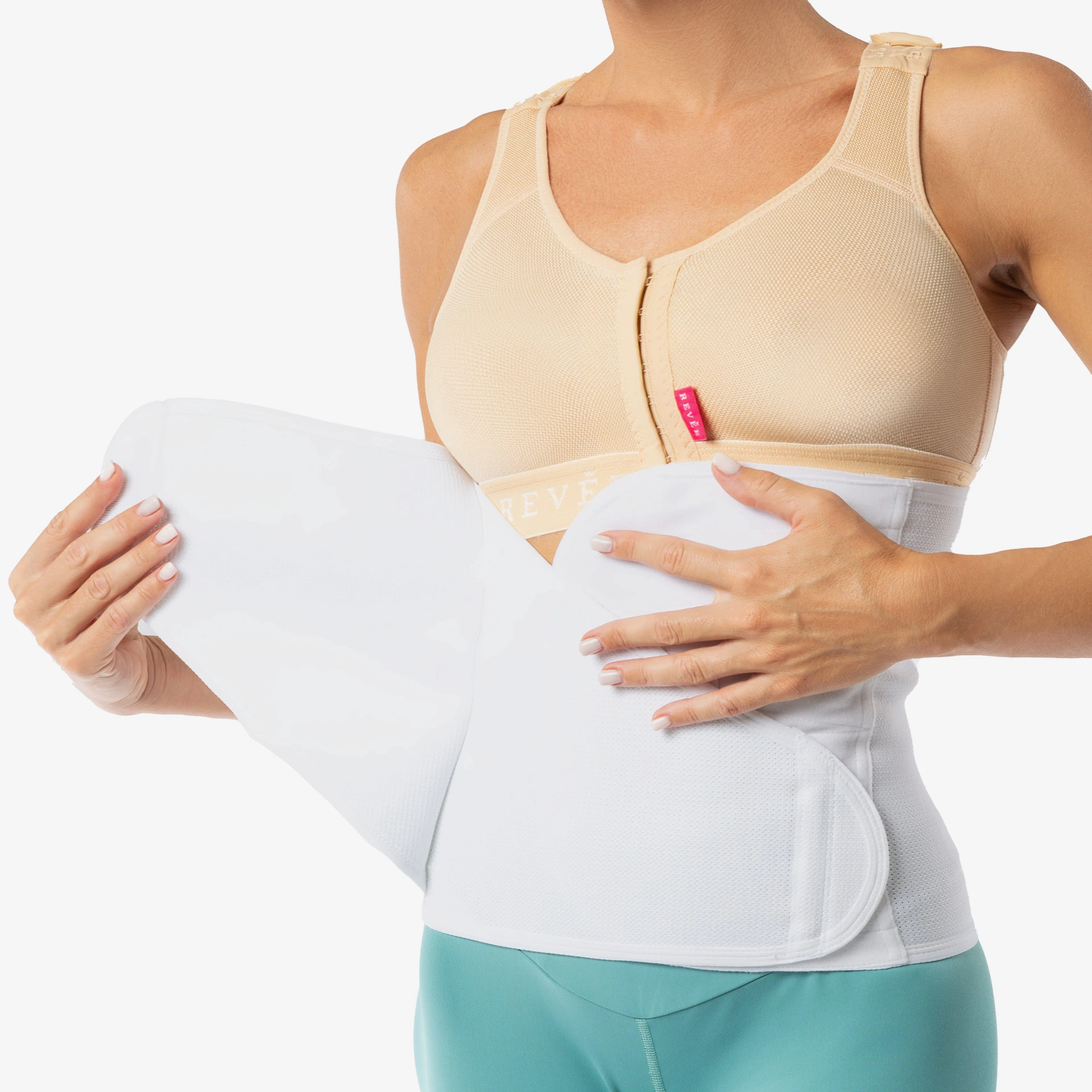 حزام طبي ضاغط ما بعد العملية للبطن (نسائي) - الارتفاع: 26سم