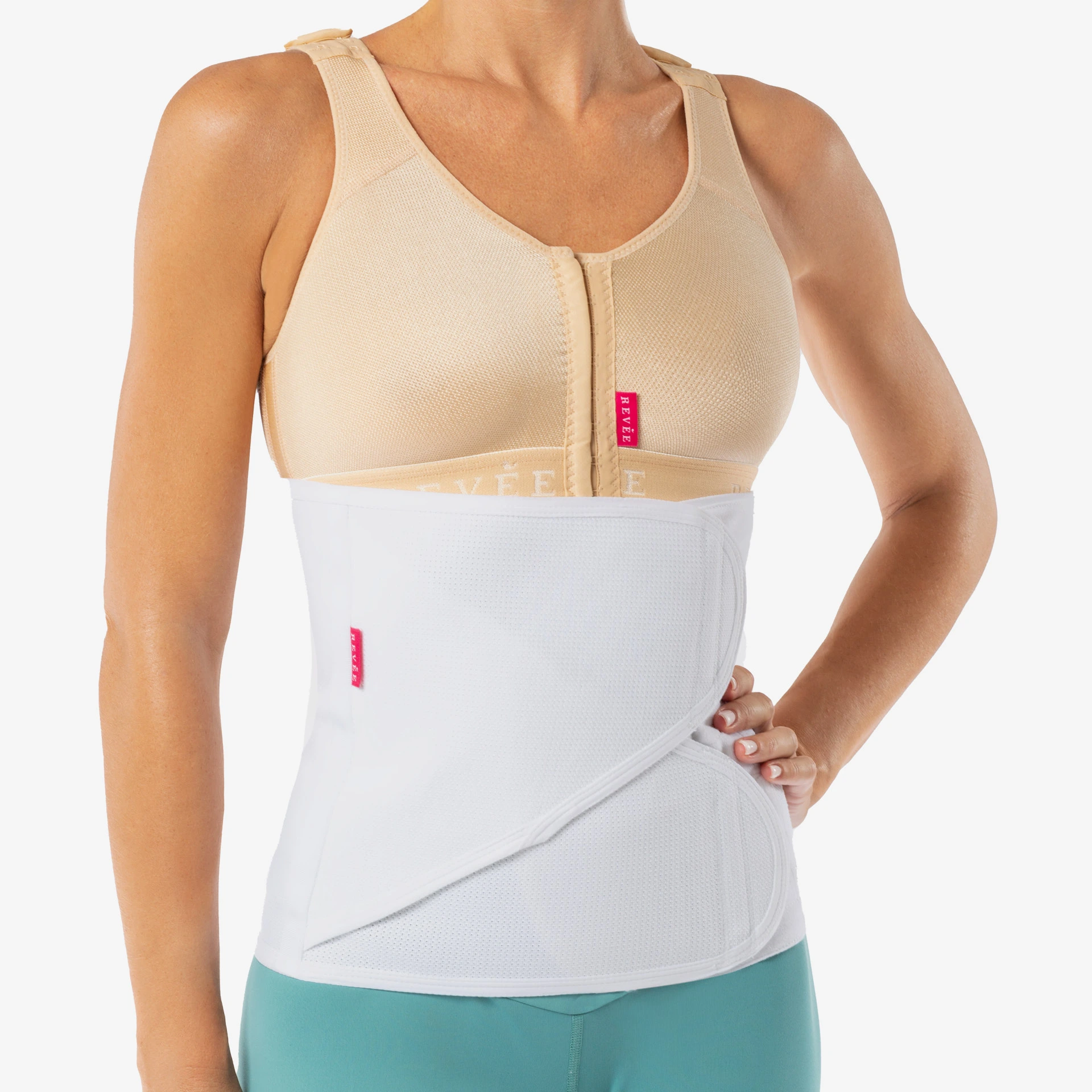 حزام طبي ضاغط ما بعد العملية للبطن (نسائي) - الارتفاع: 32سم