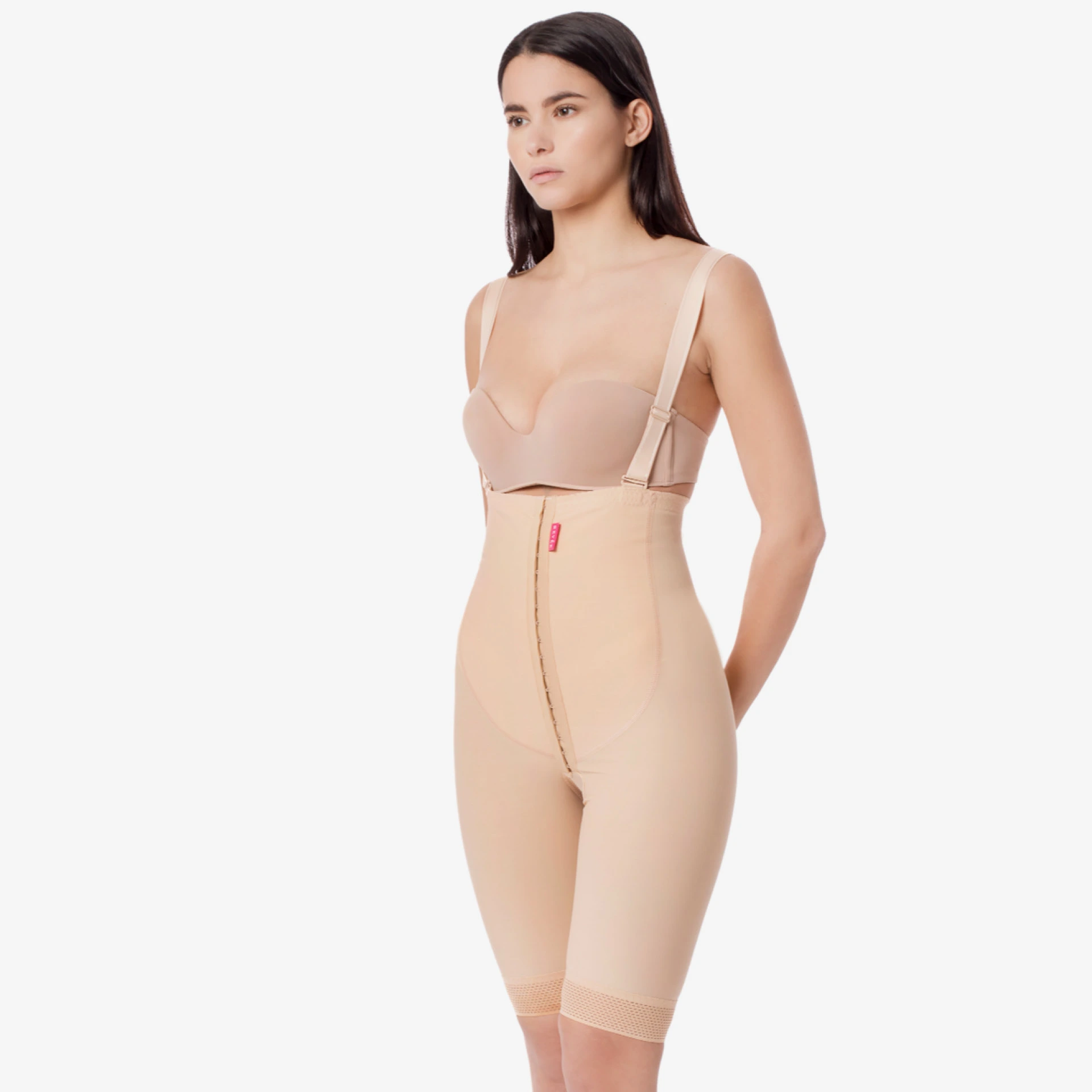 مشد طبي ضاغط ما بعد شفط الدهون من تحت الصدر إلى فوق الركبة