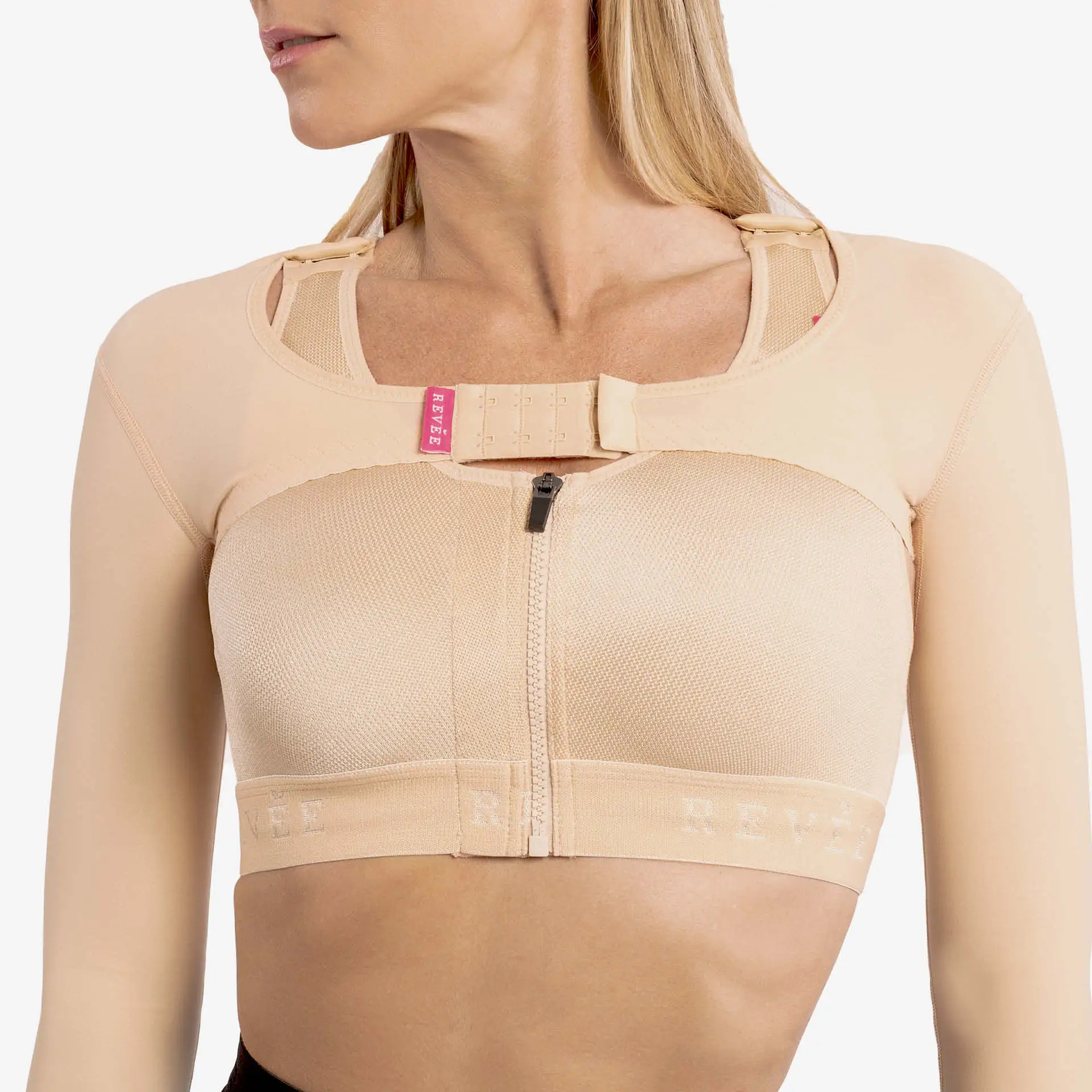 مشد طبي ضاغط لجراحة الذراعين بأكمام طويلة