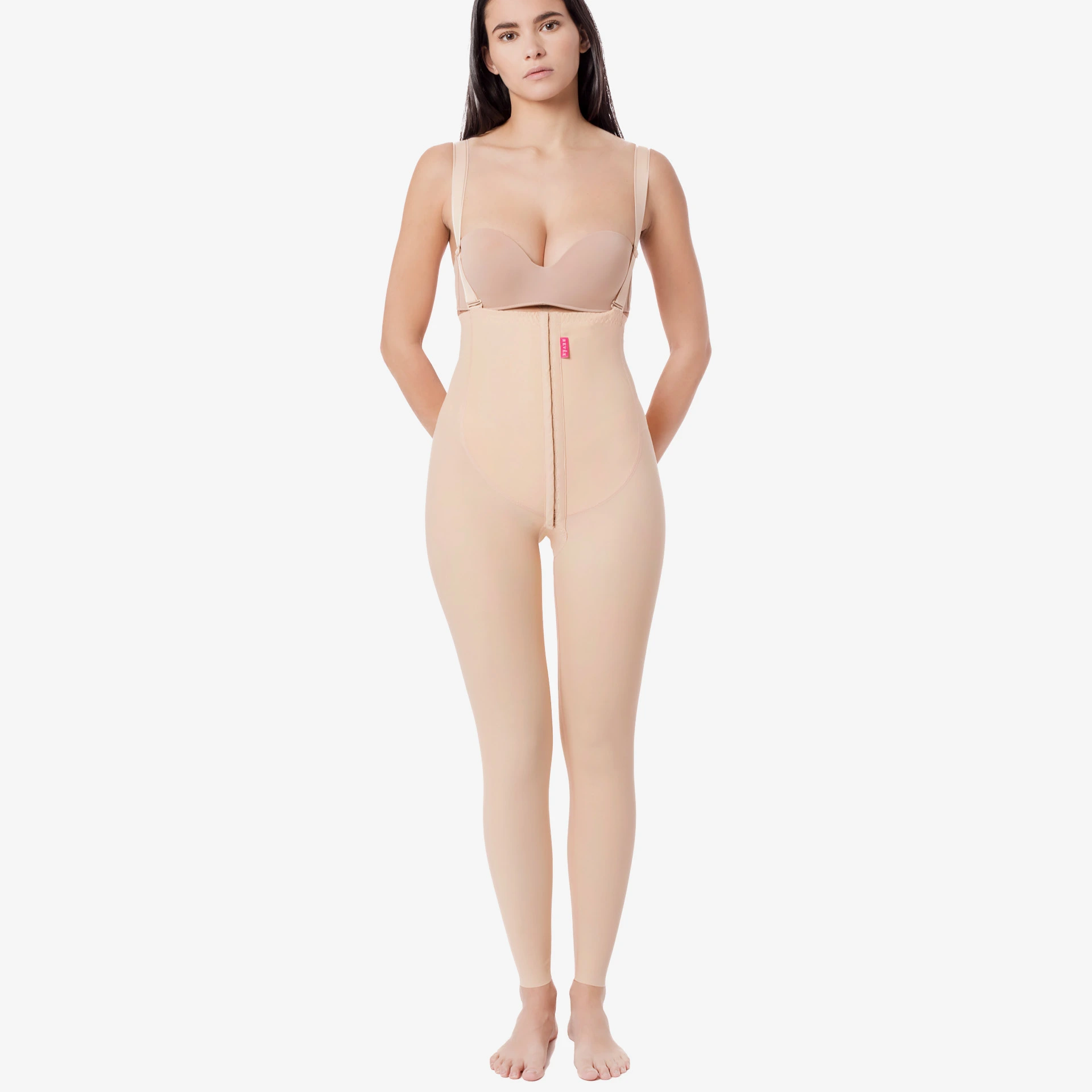 مشد طبي ضاغط ما بعد شفط الدهون من تحت الصدر إلى الكامل